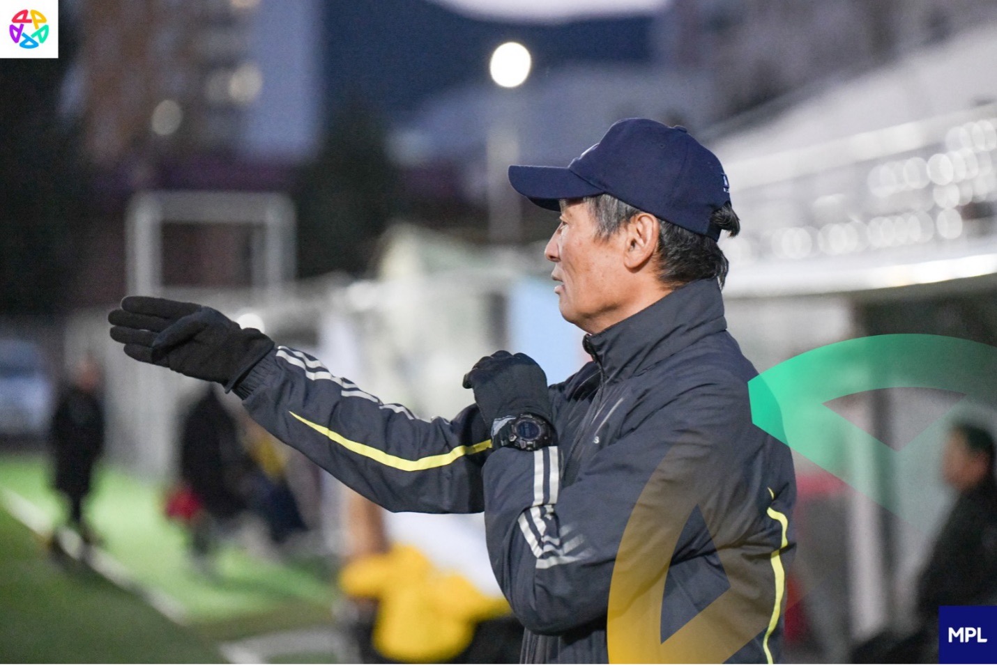 Brera Ilch- New Head Coach Toshiaki Imai in action at the touchline