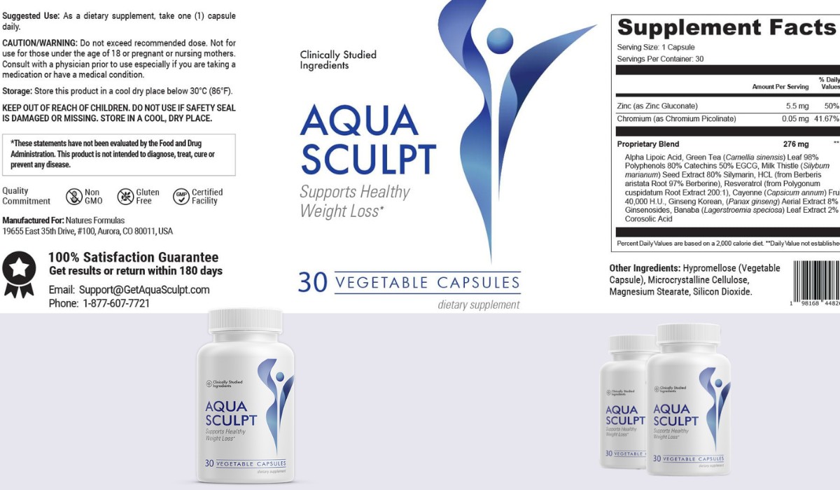 Aqua Sculpt Supplement Facts