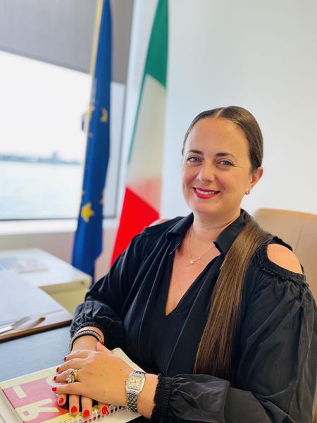 Allegra Baistrocchi, Italian Consul in Detroit.
