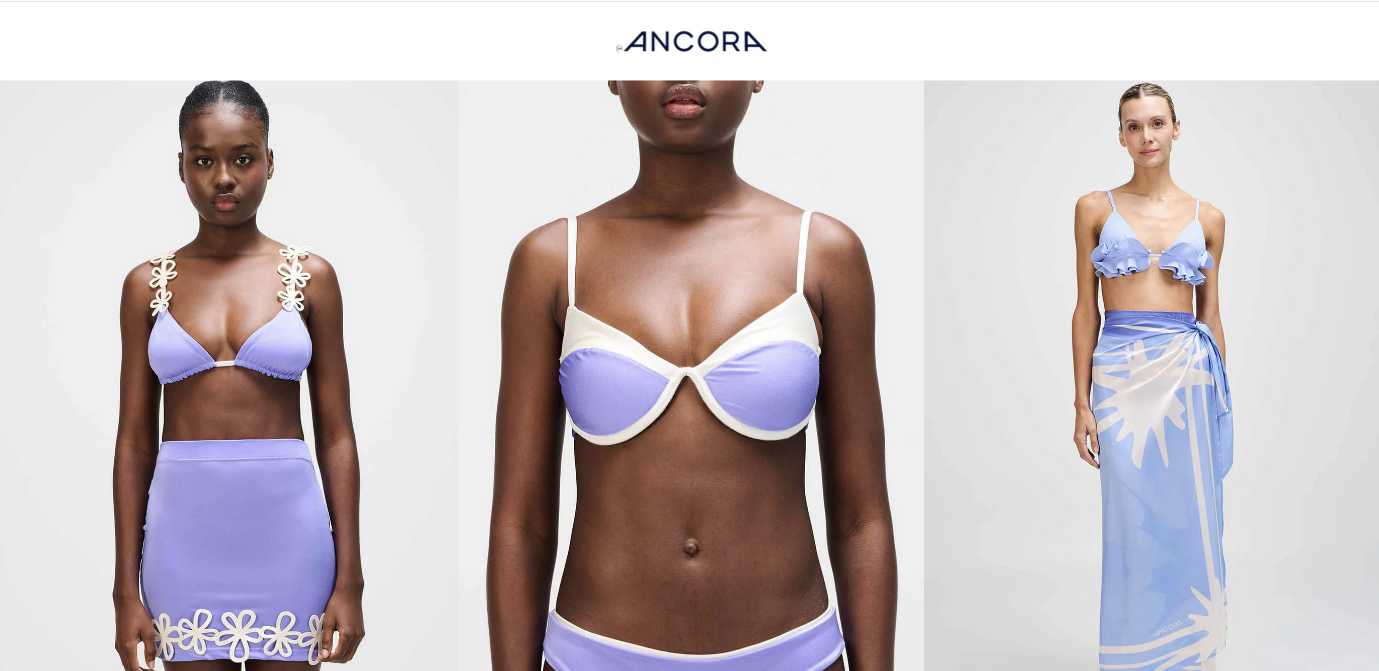 Ancora Swimwear Colombian resort swimwear bikini collection showcasing artisan craftsmanship and premium design.