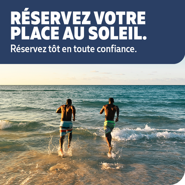 Les Canadiens peuvent planifier tôt leurs vacances hivernales avec la prime Réservez tôt de Sunwing