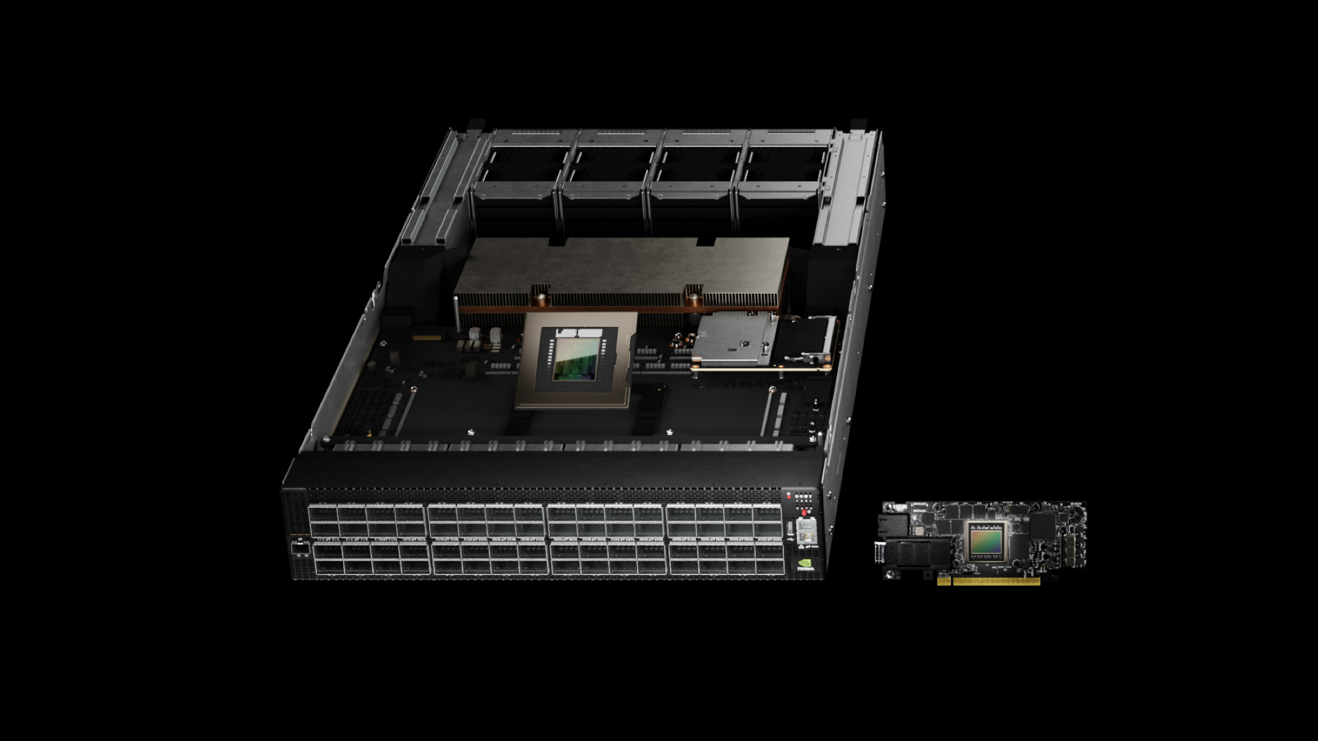 NVIDIA Spectrum-X, the world’s first Ethernet fabric built for AI.