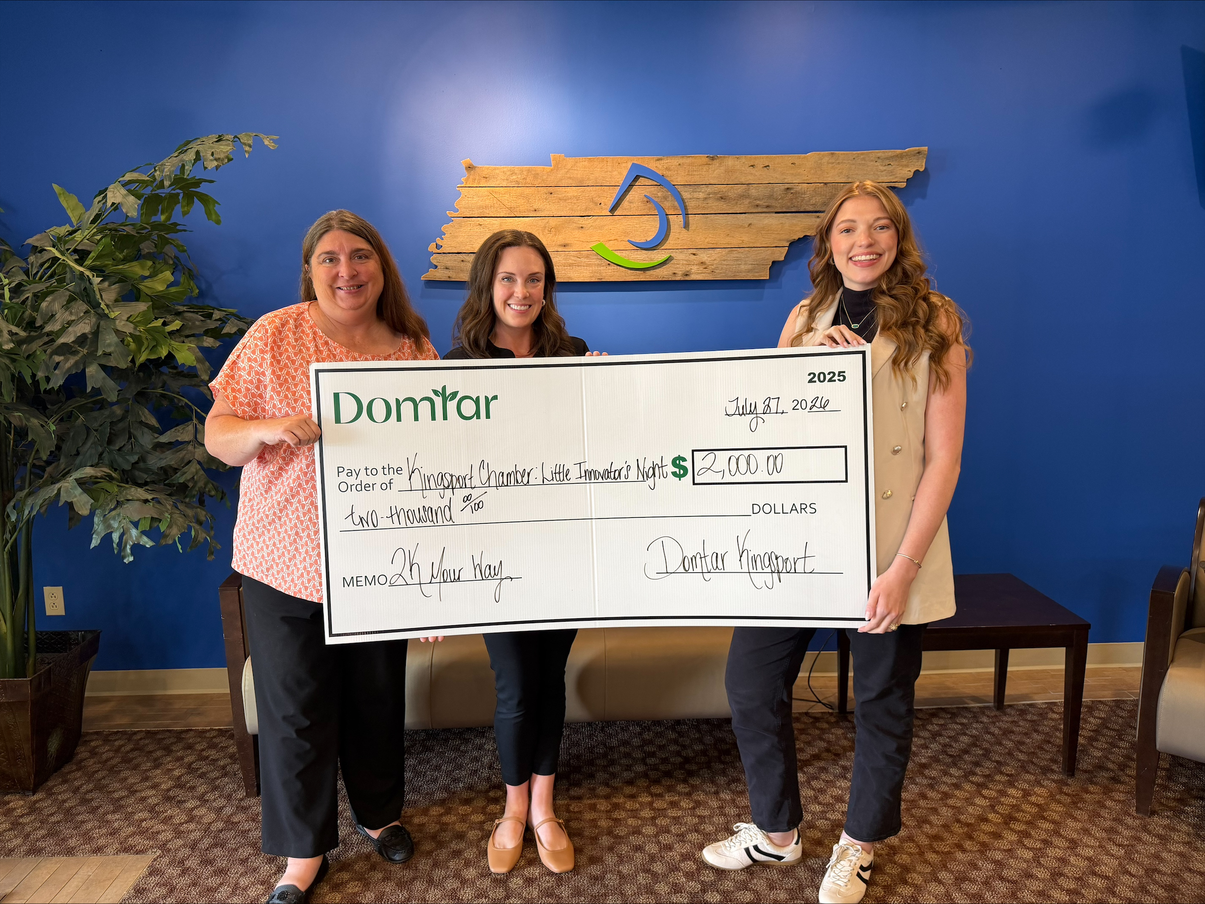 Donation Cheque Presentation
