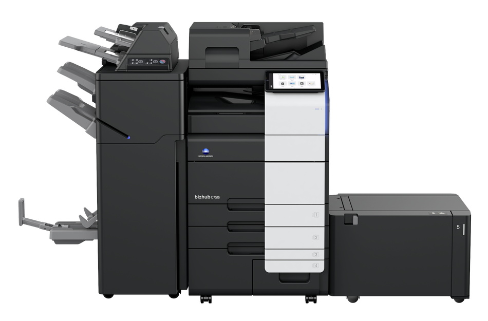 Konica Minolta's bizhub C750i is an A3 high-volume color multi-functional peripheral (MFP) device.