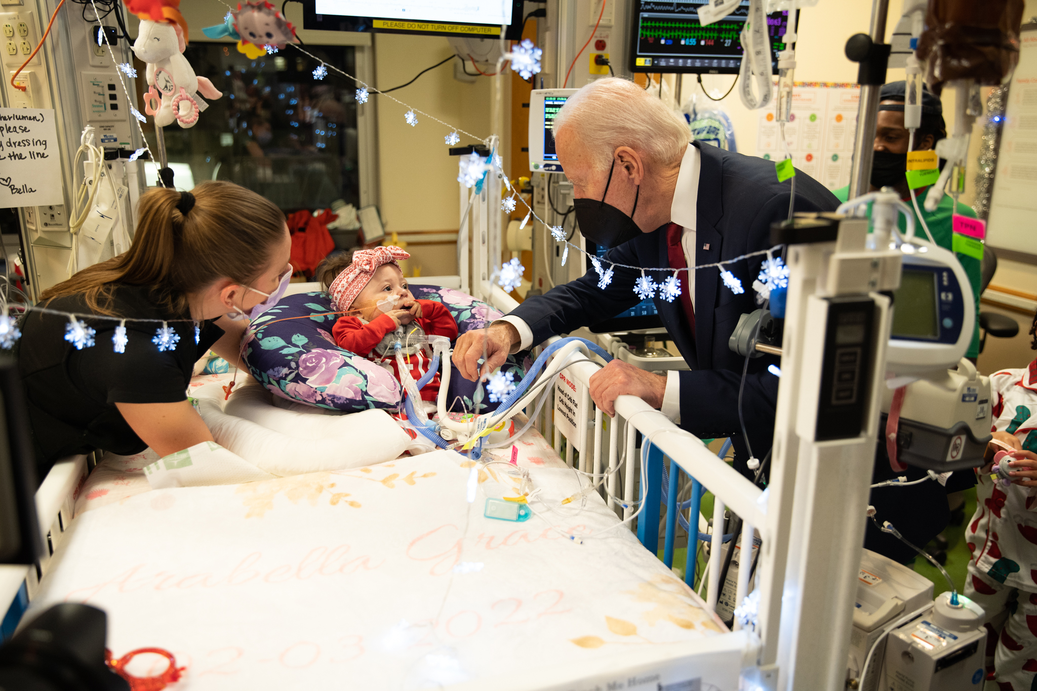 President Biden and Baby Bella