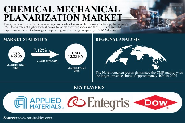 Chemical Mechanical Planarization Market Share & Size Report