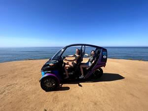 Another happy customer in Arcimoto San Diego