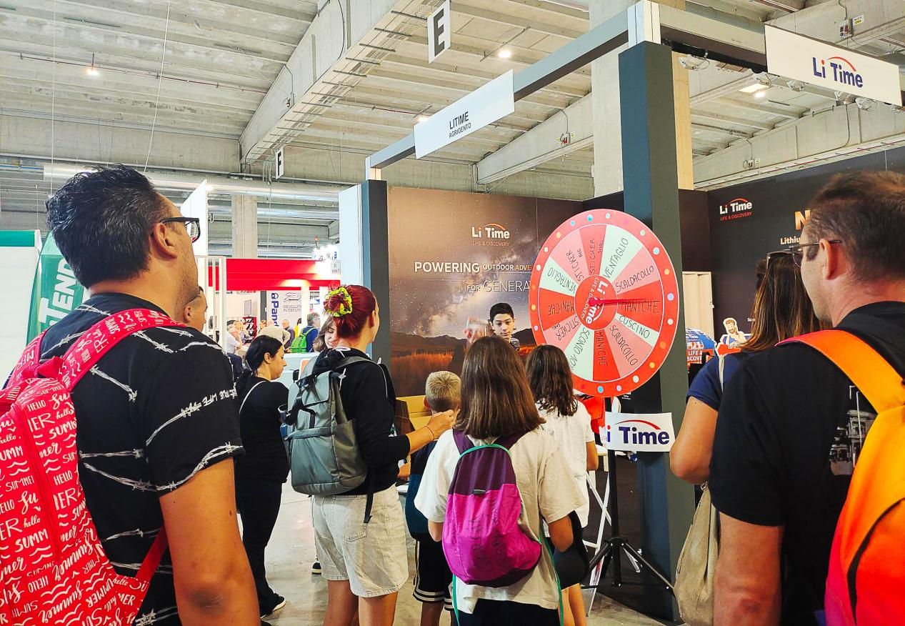 At the 2025 Il Salone del Camper—Europe’s largest RV exhibition—LiTime’s booth became a popular destination