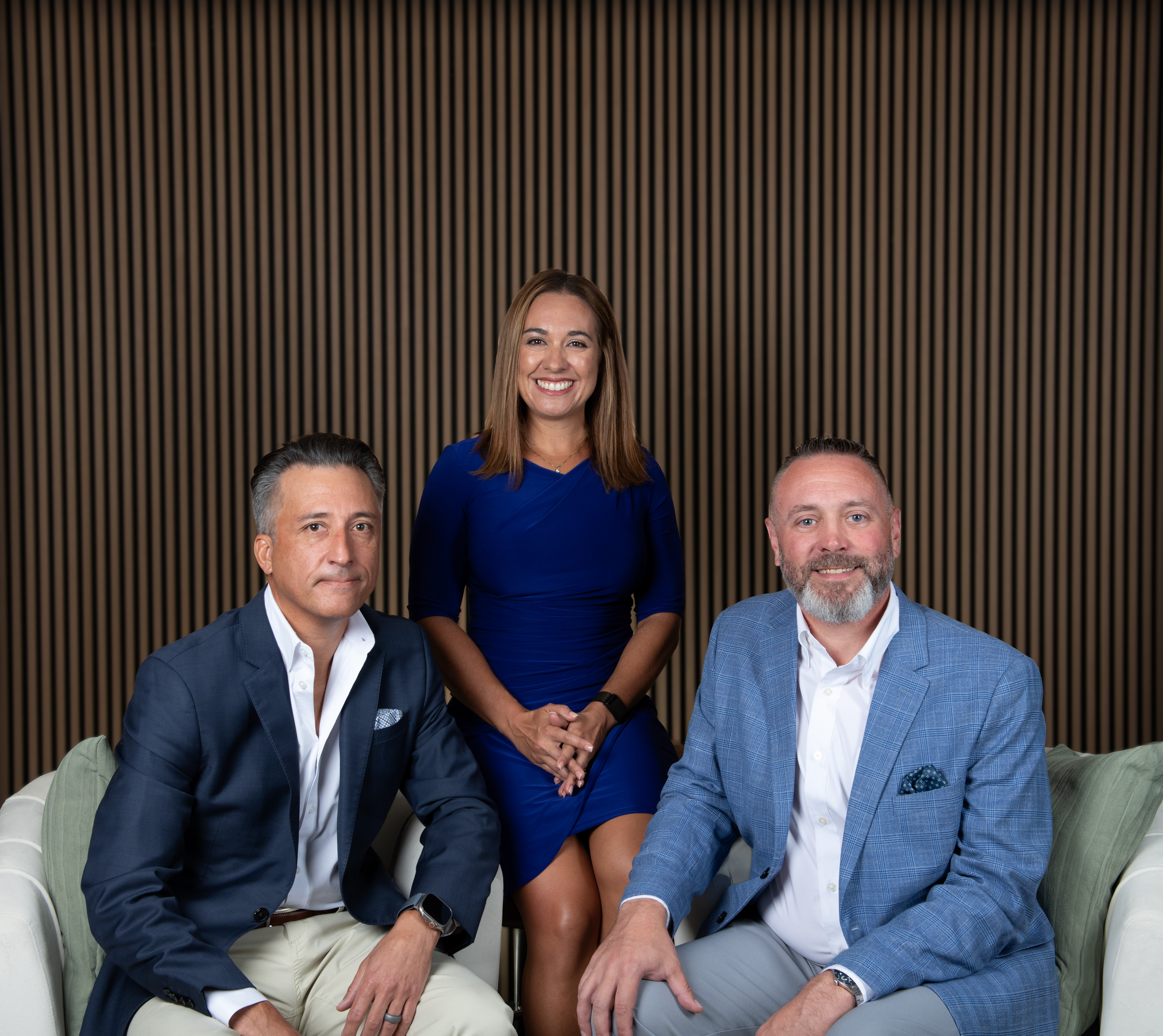 From left to right: Jody Haneke, CPMO; Anna Holder, COO; Michael Webb, CISO.