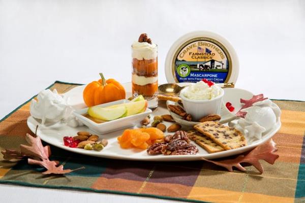 Crave Brothers Farmstead Mascarpone Cheese is a perfect complement to candied nuts, seasonal and dried fruit.