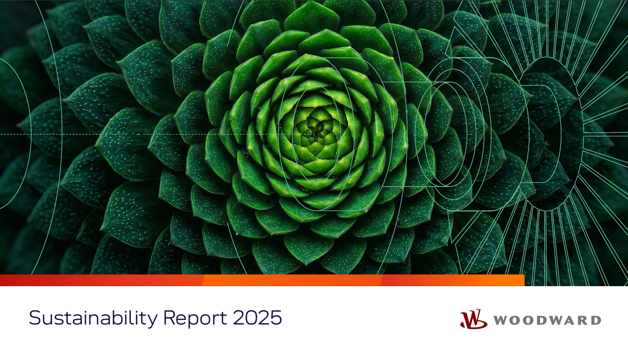 Woodward's latest Sustainability Report highlights Progress in Environmental Stewardship, Social Responsibility, and Governance