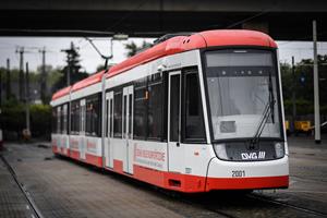 FLEXITY-Straßenbahn für Duisburg