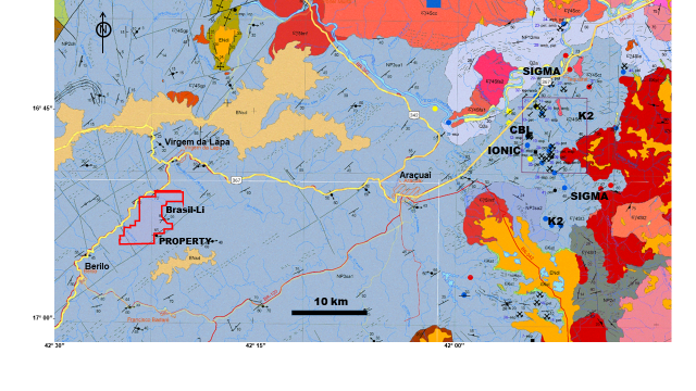 Brascan Gold Acquires Land Package Near Sigma Lithium in Brazil