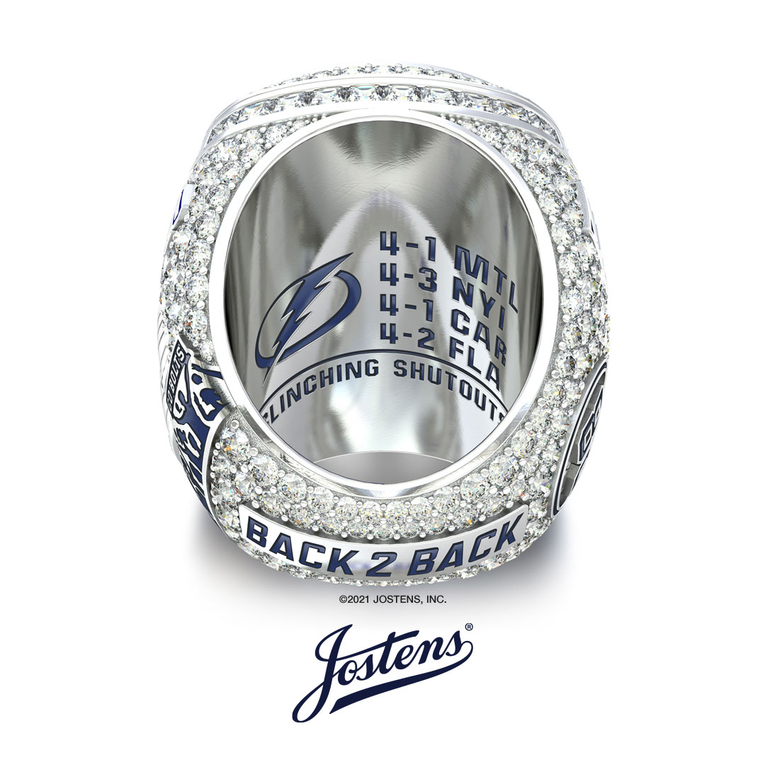 Tampa Bay Lightning unveil back-to-back Stanley Cup ring