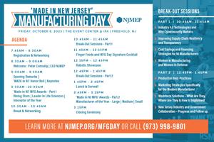 'MADE in NJ' Manufacturing Day Agenda