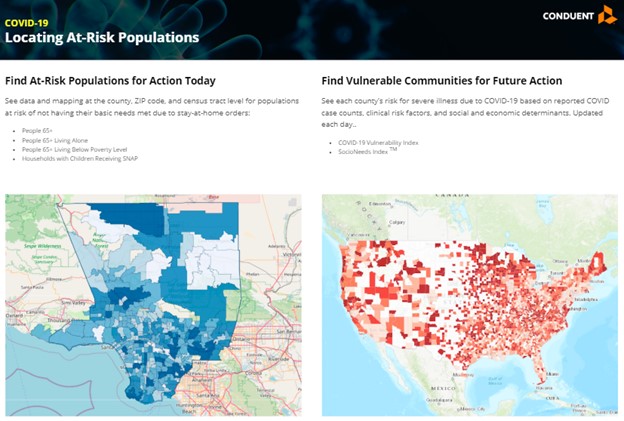 HCI COVID-19 At-Risk Populations Website