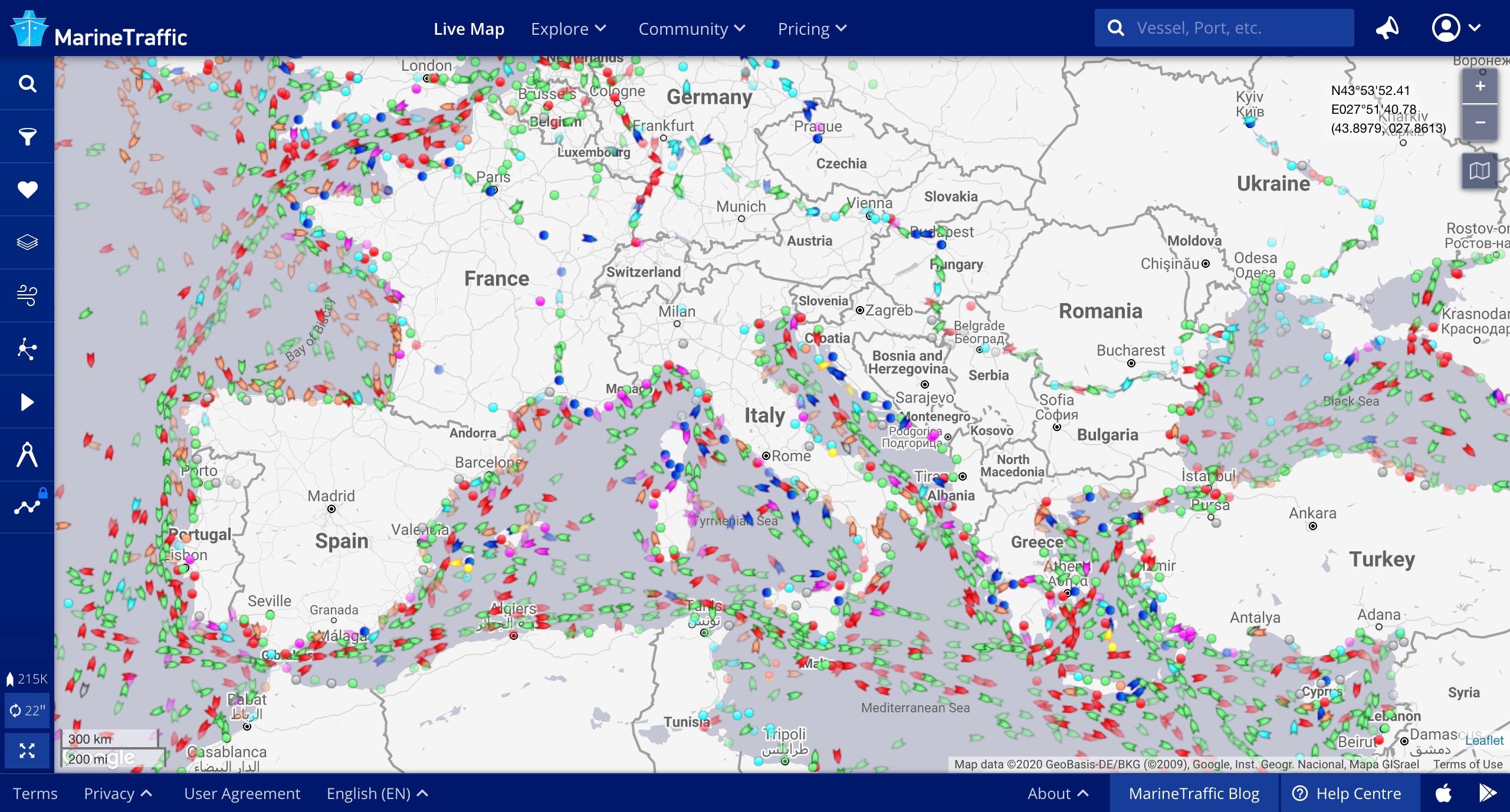 MarineTraffic Platform