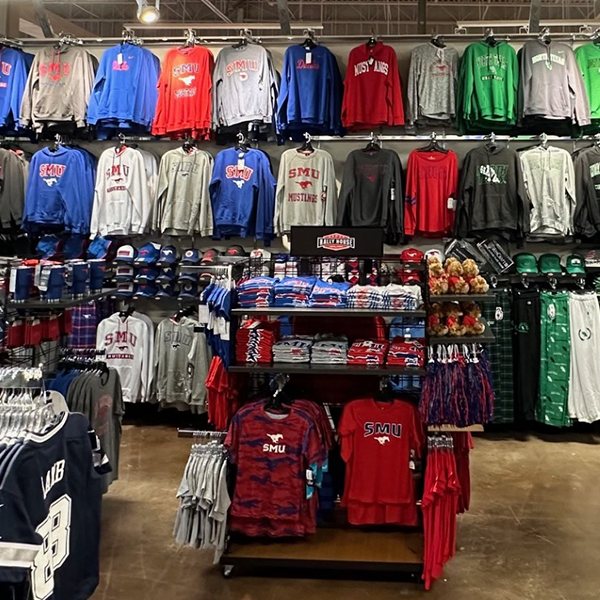 Shop your favorite Texas area college teams at Rally House Rockwall Crossing today!