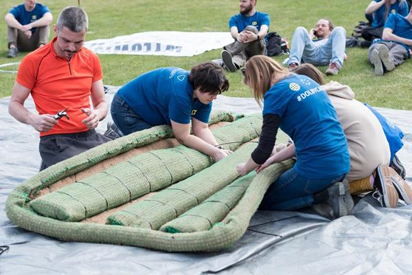 2019 Dolby Cares Day Wroclaw Poland Volunteers at OnWater
