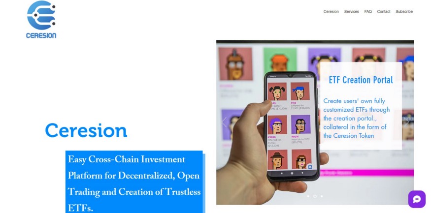 ETF – NFT Trading Platform Ceresion to Open a New Age of Cryptocurrency Art Platform