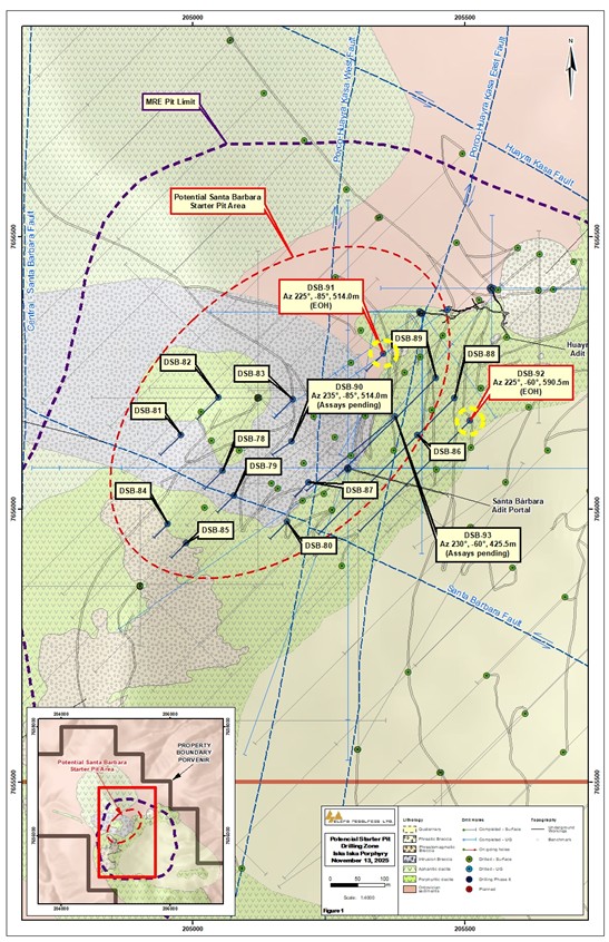 Eloro Resources Further Expands Extent of Potential Starter Pit Zone, Intersecting 90 metres grading 61.05 g/t Silver and 0.20% Tin at its Iska Iska Project, Potosí Department, Southern Bolivia
