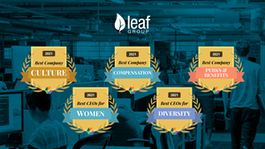 Leaf Group Honored by Comparably for Best Company Culture