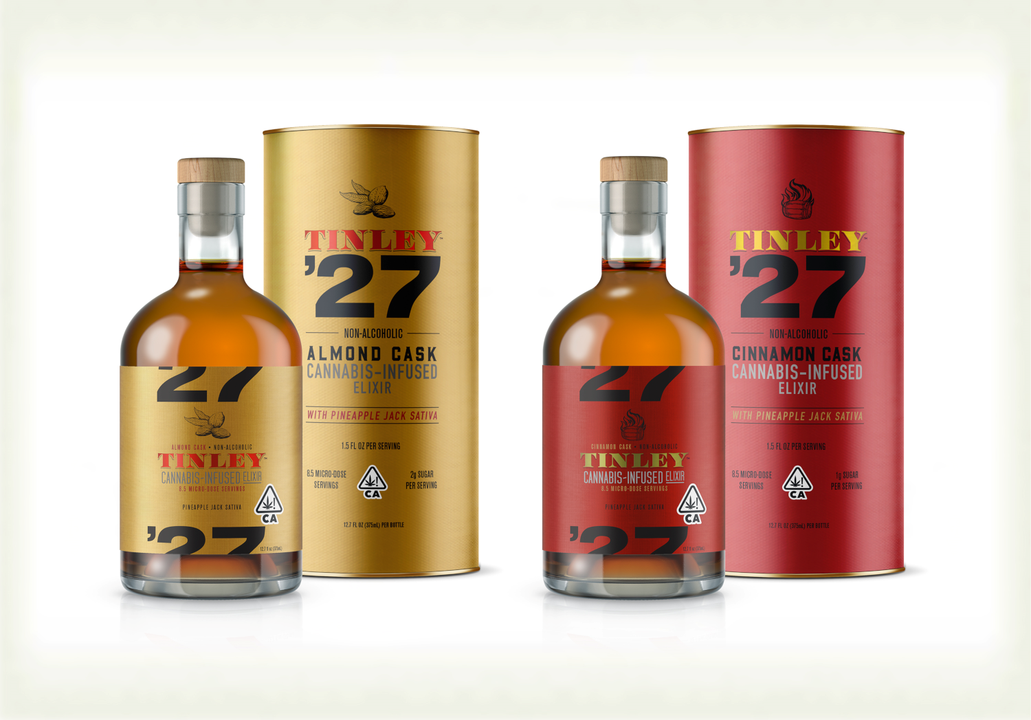 Tinley ’27 Liquor-Inspired Cannabis Beverages
