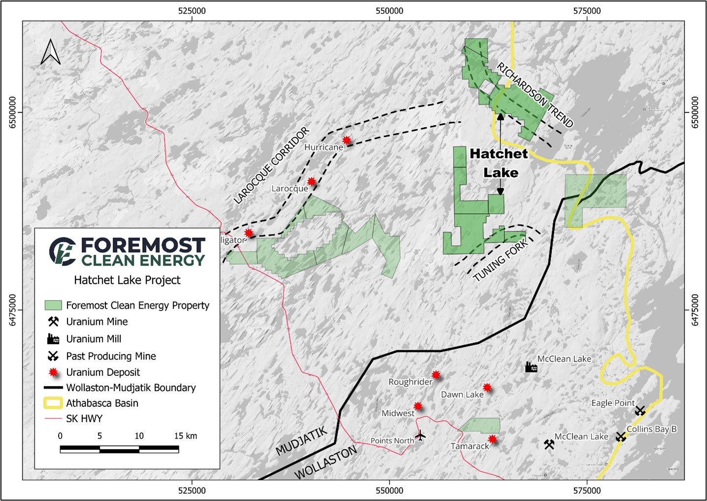 Figure 1. Hatchet Lake Regional Context Map.