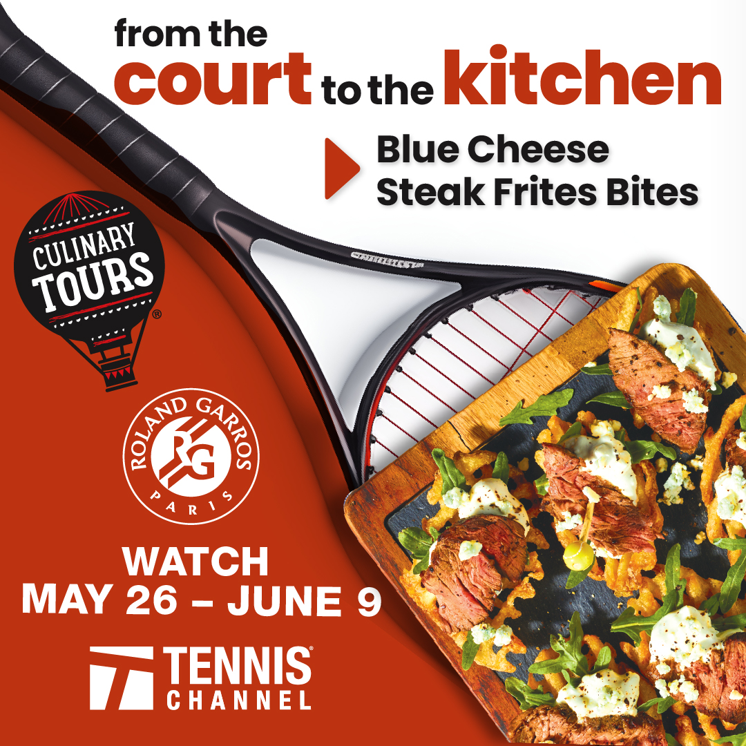 Culinary Tours Blue Cheese Steak Frites Bites