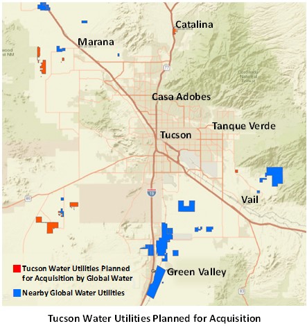 Global Water Resources to Acquire Seven Water Systems from Tucson Water, Adding 2,200 Customer Connections