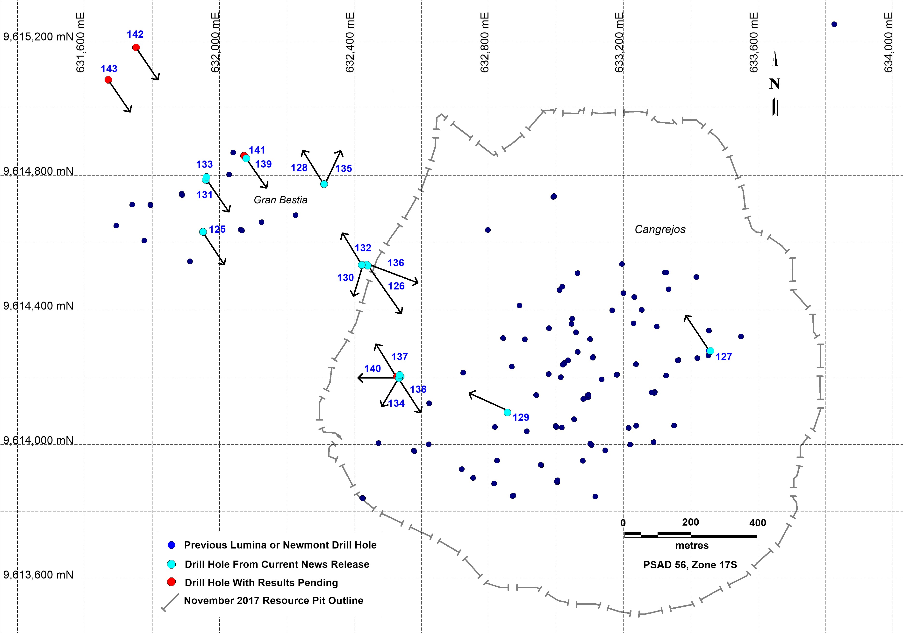 Drill Hole Location Map