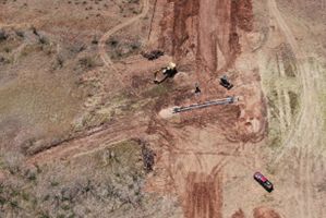 Childress – site civil works ongoing