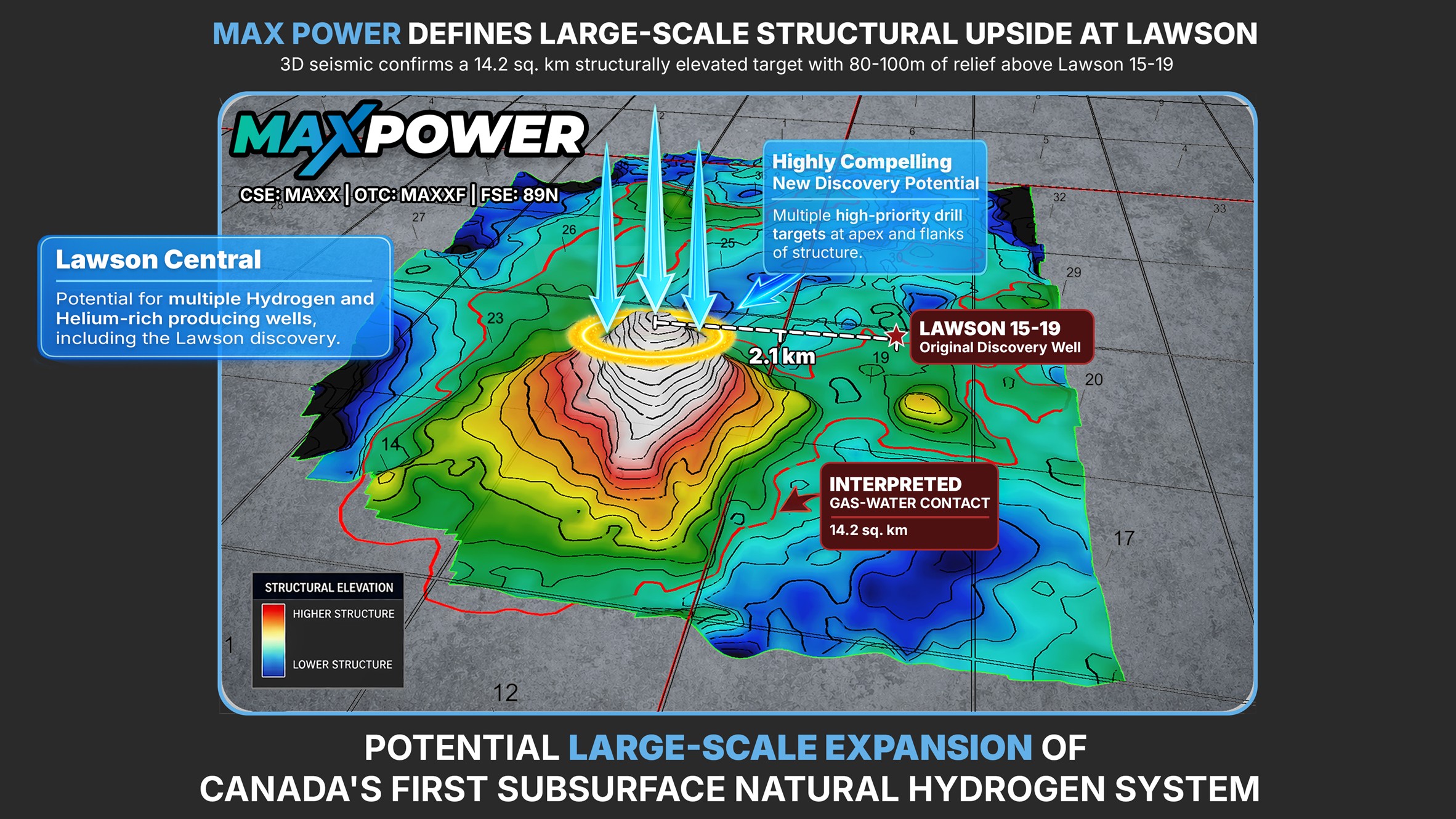 3D Seismic Survey Materially Expands Lawson Natural Hydrogen Discovery Target Area