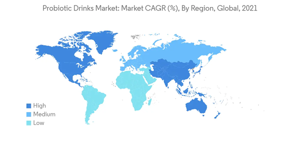 Probiotic Drinks Market Probiotic Drinks Market Market C A G R By Region Global 2021