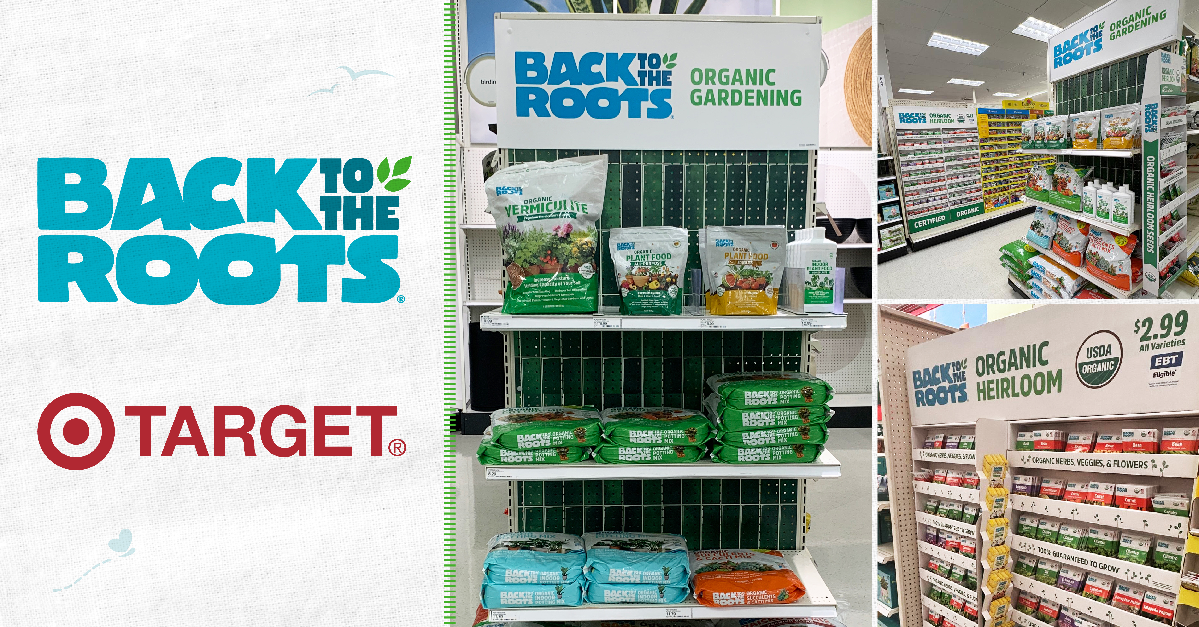 Back to the Roots Scales to Over 1,800 Target Stores with Comprehensive "Seed-to-Soil" Organic Destination