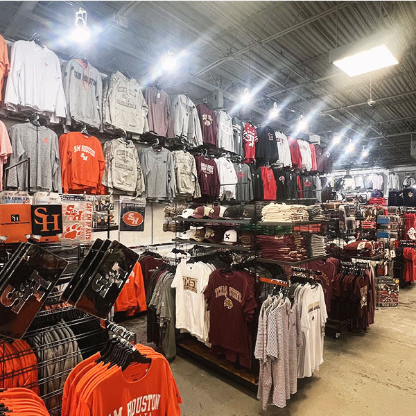 Shop beloved area college team gear at Rally House First Colony Mall today!