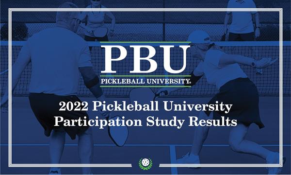 2022 Pickleball University Participation Study Results Image