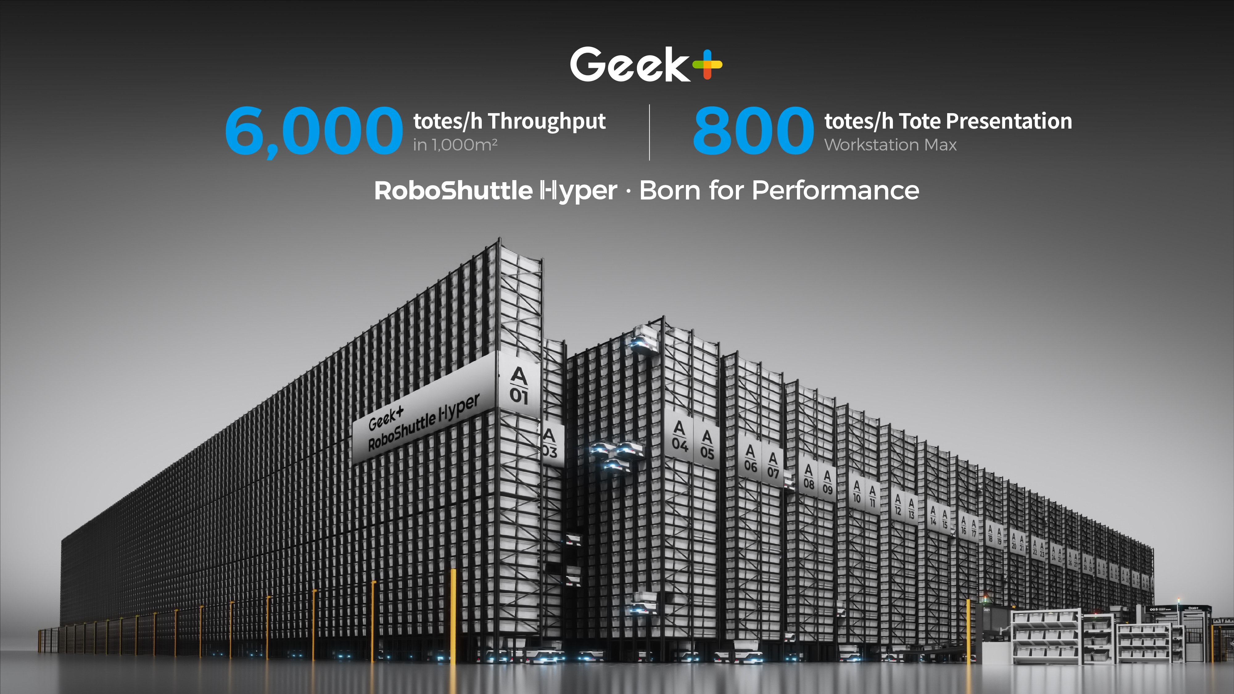Geekplus Unveils RoboShuttle Hyper, Raising the Throughput Ceiling for Tote-to-Person Fulfillment