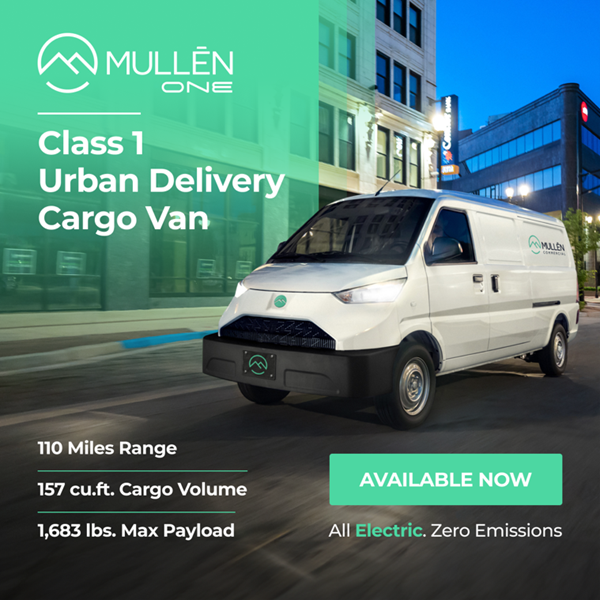 Mullen ONE, Commercial Class 1 EV cargo van