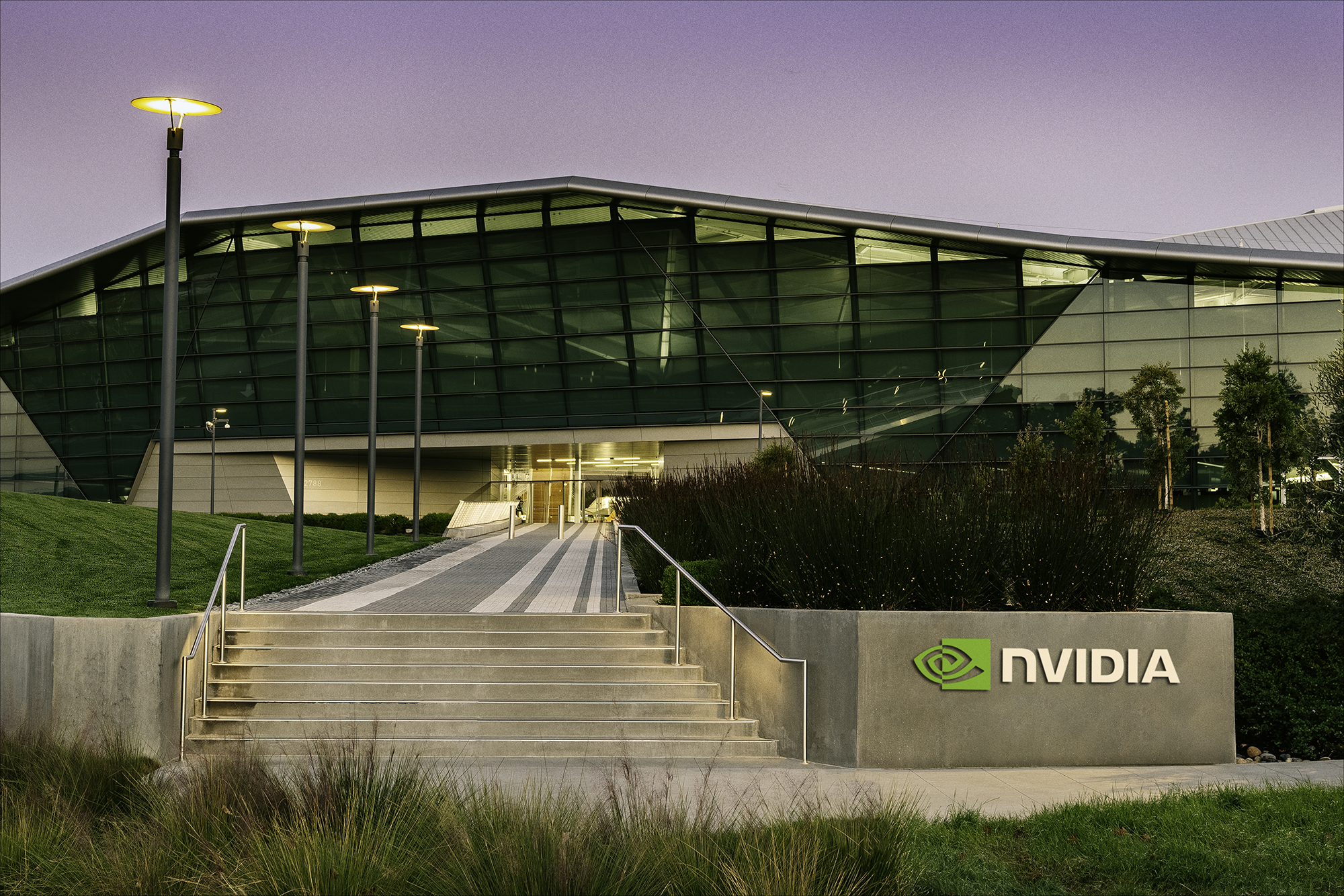 NVIDIA-Endeavor-building-logo