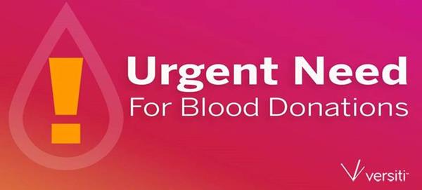 Versiti of Indiana is experiencing a nearly 5,000 unit deficit in blood donations. Please donate today. 