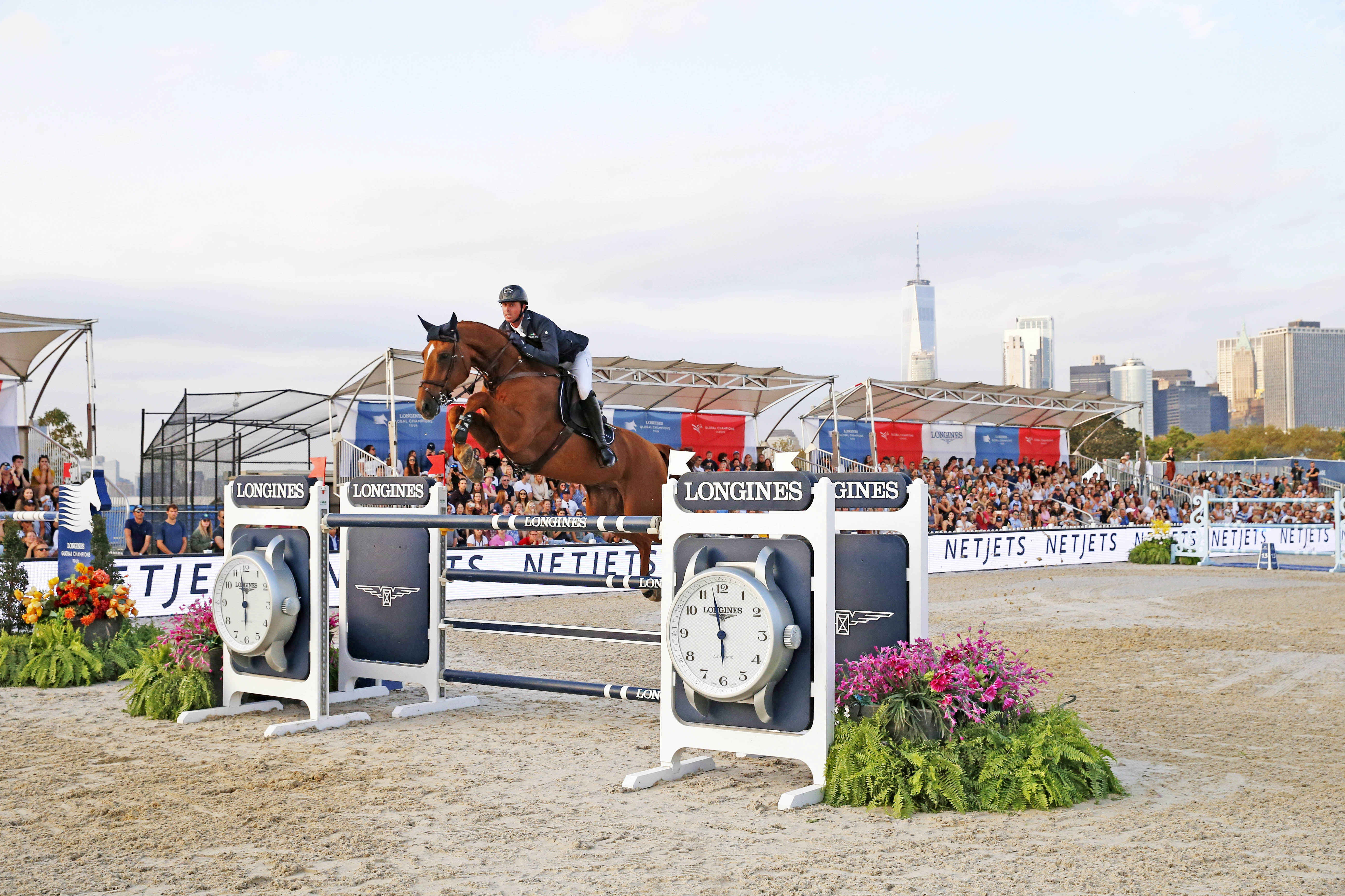 Ben Maher and Explosion W, winners of the Longines GCT Grand Prix of New York CSI5*.
Photo by GCL/Stefano Grasso