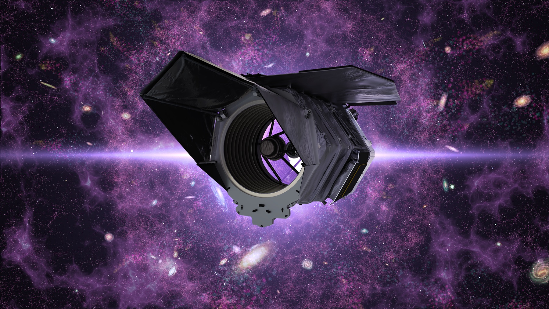 NASA’s Roman Telescope artistic illustration –  Copyright NASA