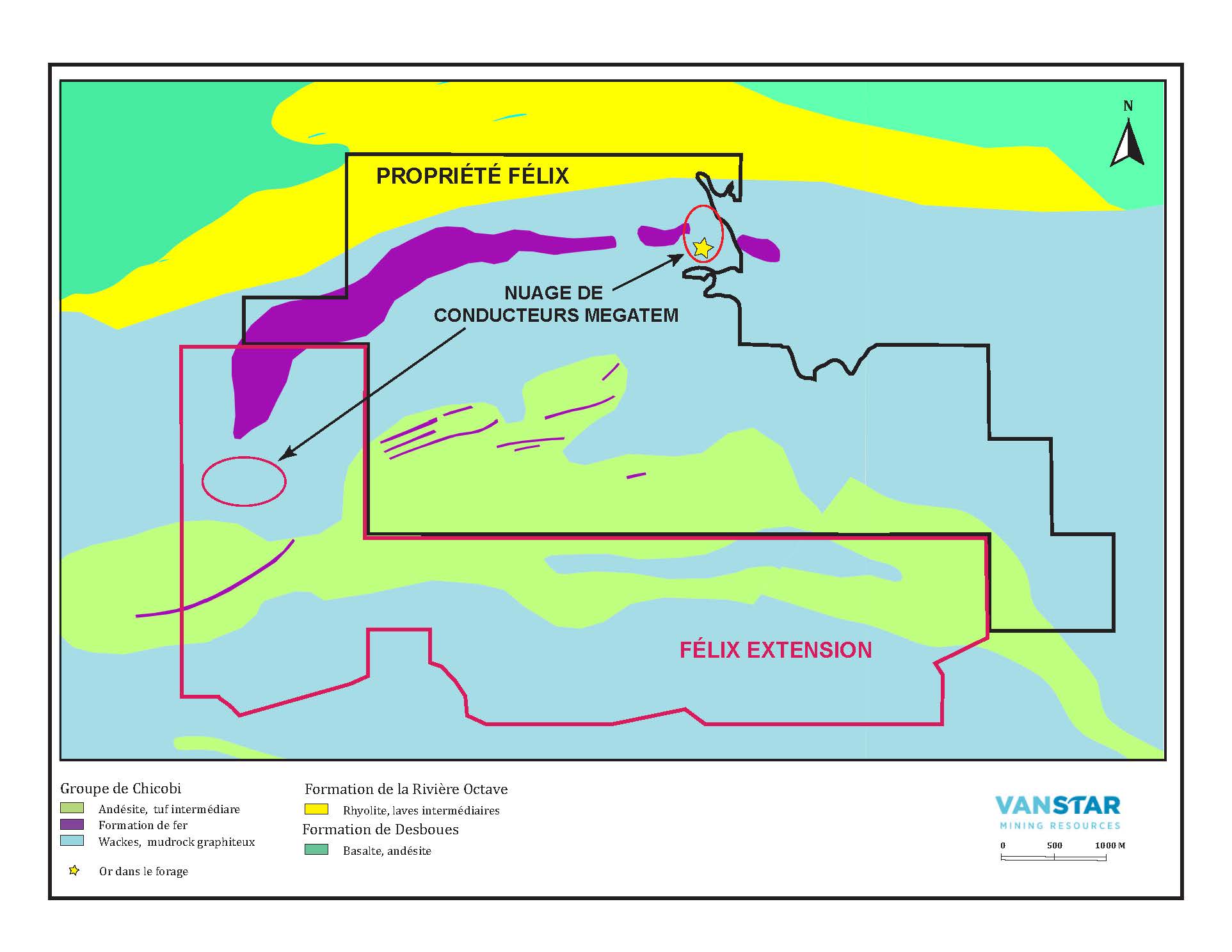Carte de l’extension propriété Felix