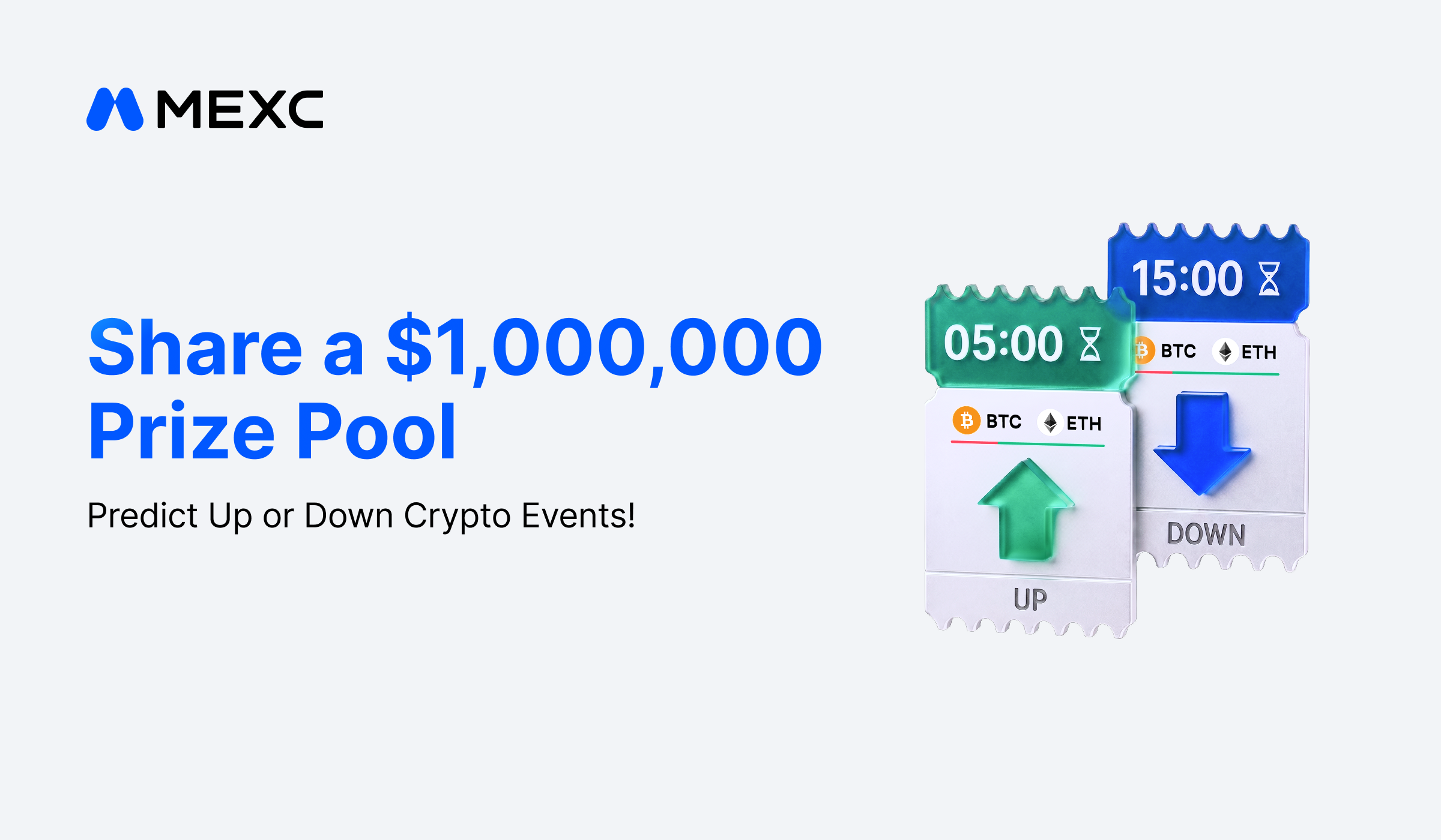 MEXC Launches Up or Down Prediction Feature Alongside a $1 Million Prize Pool Campaign