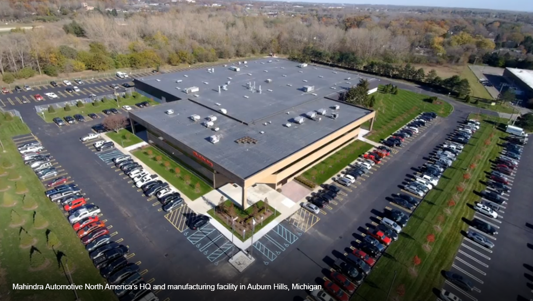 Mahindra Automotive North America's HQ and manufacturing facility in Auburn Hills, Michigan.