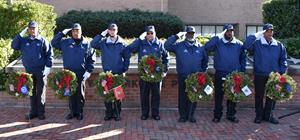 Perdue Truck Drivers at Wreaths Across America Wreath Laying Ceremony 
