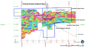 Attachment 1 – Vertical Gravity Gradient Map