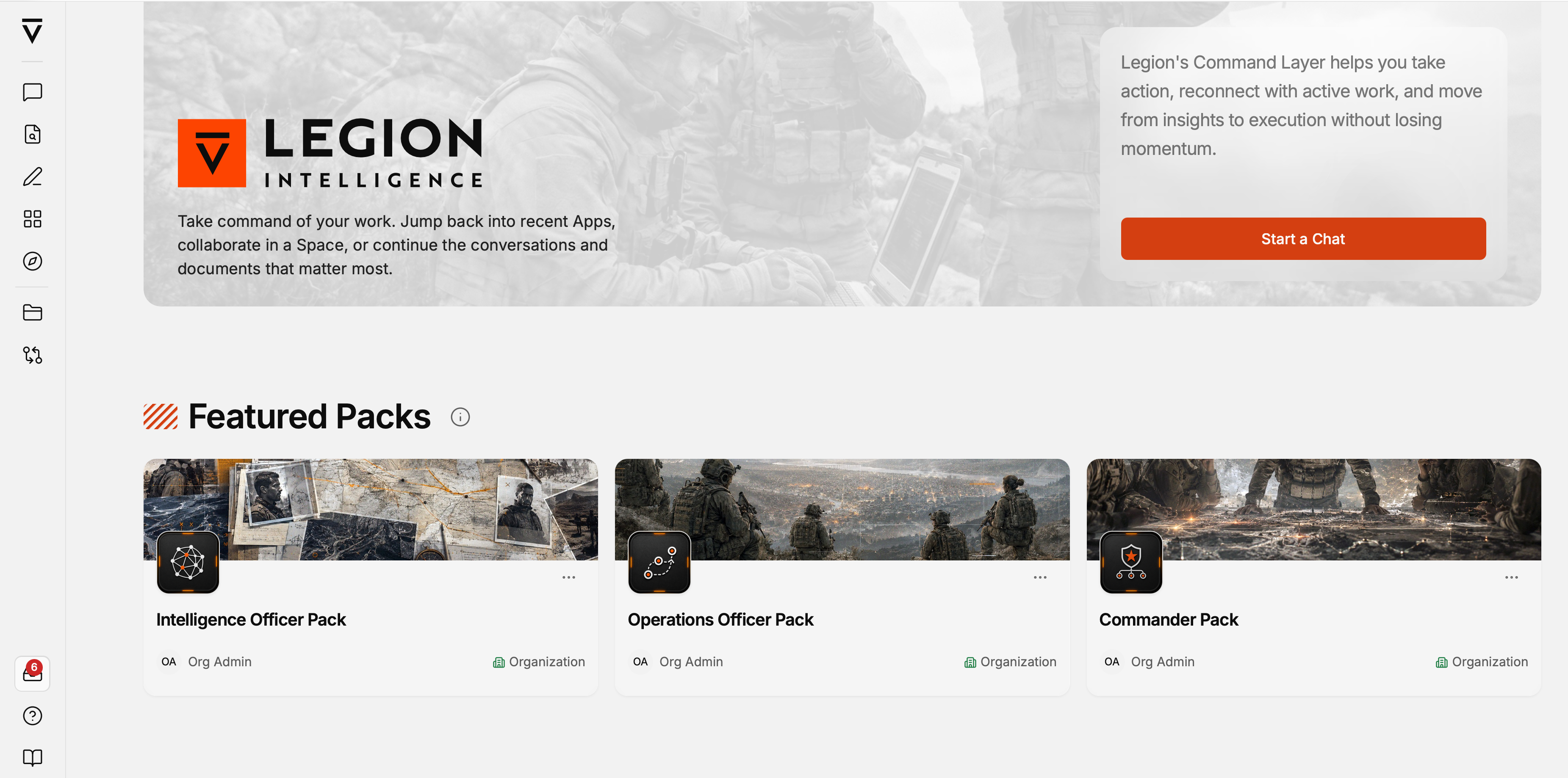 Legion Intelligence Mission Packs and Centurion III
