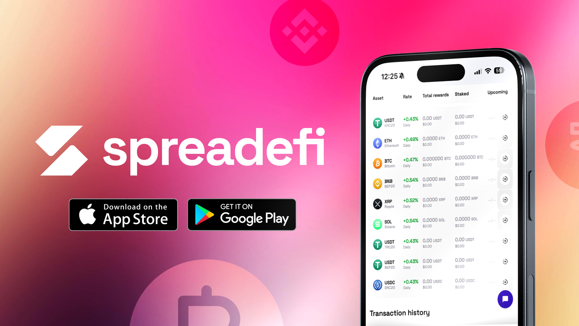 Spreadefi releases mobile app for iOS and Android